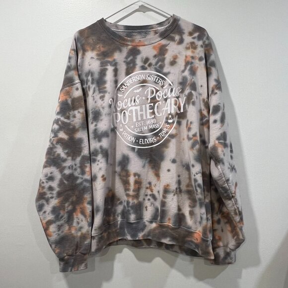 Hocus Pocus Apothecary Tie Dye Sweatshirt Size XL - Picture 1 of 2